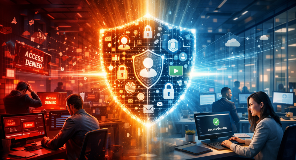 Identity and Access Management system restoring secure user access