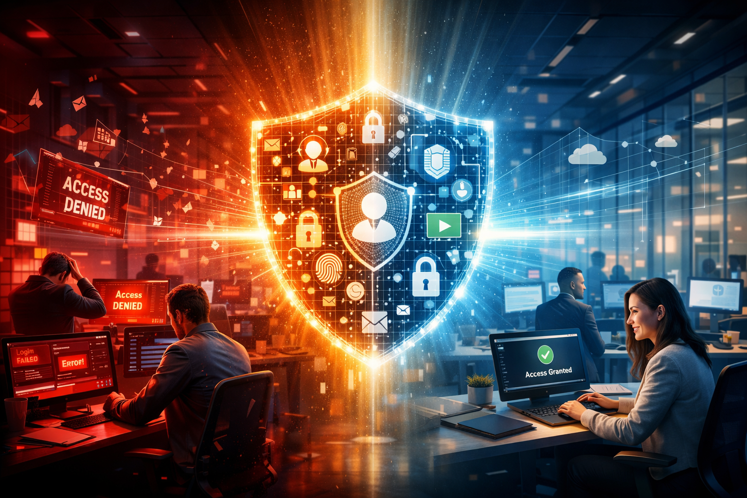 Identity and Access Management system restoring secure user access